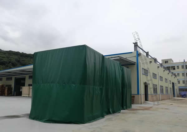 防水防塵包裝應用案例:帆布木箱外包裝